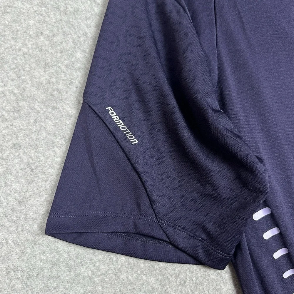 Adidas Shirt Mens XL Purple ClimaCool Polo Formotion TPG Twin Cities‎ Golf SS